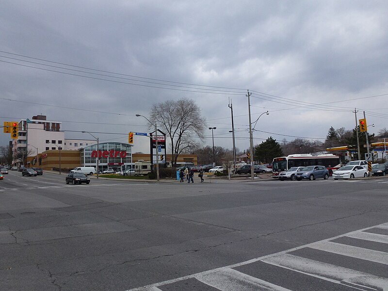 File:Parts of panoramas of intersections where there will be Eglinton Crosstown LRT stations, GPS embedded, taken 2013 04 25 (37) (8681234097).jpg