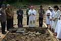 Pemberkatan secara Katolik oleh Uskup Agung Samarinda untuk peletakan batu pertama pembangunan Catholic Centre Keuskupan Agung Samarinda yang dihadiri wakil gubernur Kaltim bpk Yurnalis Ngayoh. 1 April 2007