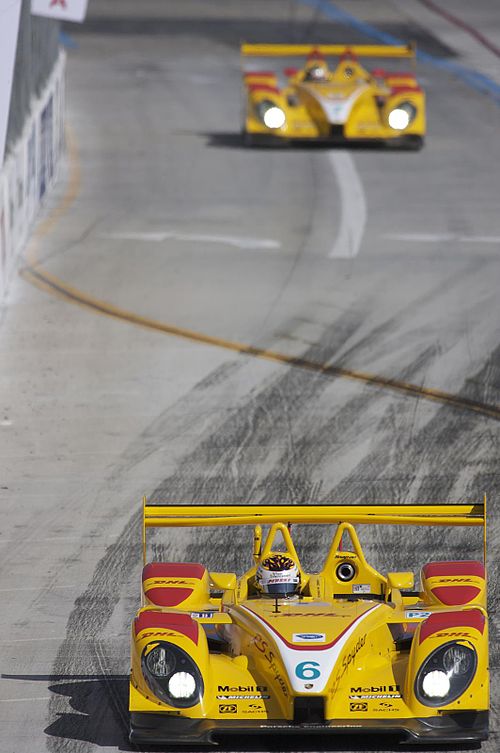 Two Penske RS Spyders at the 2008 Long Beach ALMS race