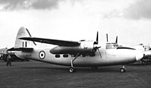 Percival Pembroke C.1 of Bomber Command Communications Squadron at Blackbushe Airport Hampshire in September 1956. Percival Pembroke C.1 WV746 BCCS BLA 09.56.jpg