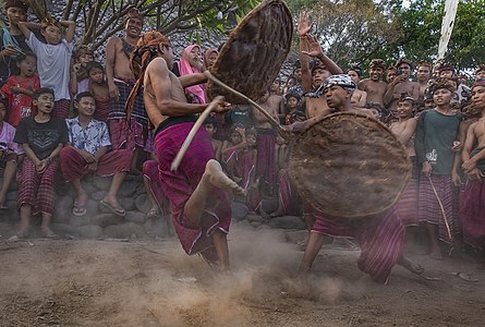 Peresean Traditional Sport of Sasak Tribe