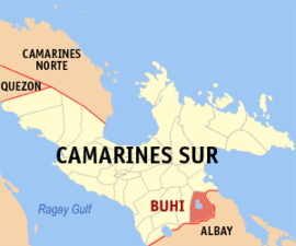 Buhi na Camarines Sul Coordenadas : 13°26'5"N, 123°31'0"E