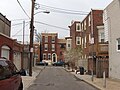 Reno Street, Fairmount, Philadelphia, PA 19130, 2500 block looking west towards North 26th Street