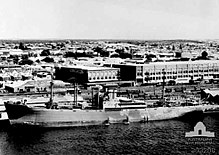 Philippine registered Dona Nati, part of "General MacArthur's fleet into 1942," one of three ships to successfully run the Japanese blockade of the Philippines. Philippine ship Dona Nati AWM.jpg