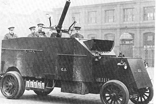 <span class="mw-page-title-main">Pierce-Arrow armoured AA lorry</span> British anti-aircraft vehicle