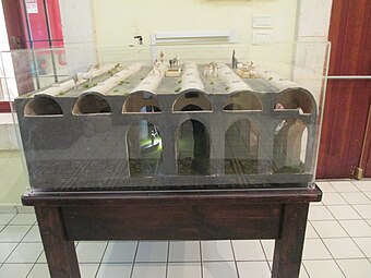 PikiWiki Israel 44980 Pool of the arches model in Ramla Museum.JPG