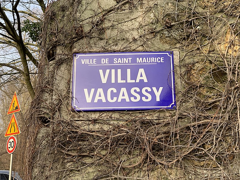 File:Plaque villa Vacassy St Maurice Val Marne 1.jpg