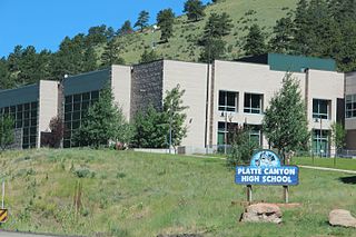 <span class="mw-page-title-main">Platte Canyon High School</span> Public high school in Bailey, Colorado, United States