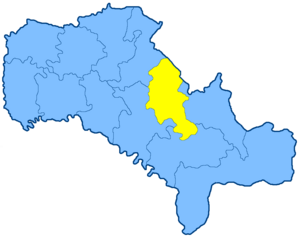 Bratslav provincie op de kaart