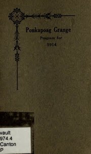 Thumbnail for File:Ponkapoag Grange - Program for 1914 (IA ponkapoaggrangep00ponk 0).pdf