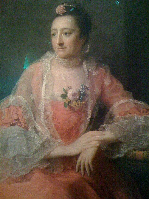 Elizabeth Montagu by Allan Ramsay (1713–1784) in 1762.