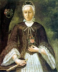 Portrait of Zsuzsanna Bossányi de Nagybossány (1740-1812), the mother of Ferenc Kazinczy