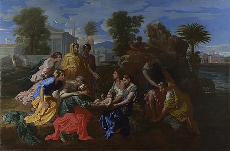 Nicolas Poussin, Znalezienie Mojżesza, 1651