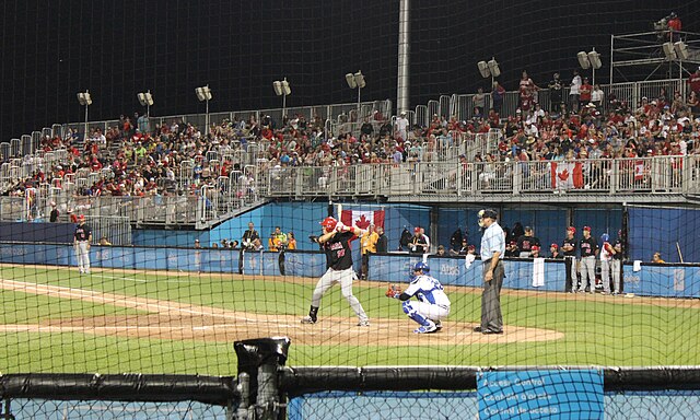 Baseball competition at the President's Choice Ajax Pan Am Ballpark