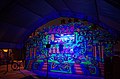 Puppet Theater with Blue Light