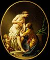 Pygmalion and Galatea painting oil on canvas by Louis-Jean-Francois Lagrenée