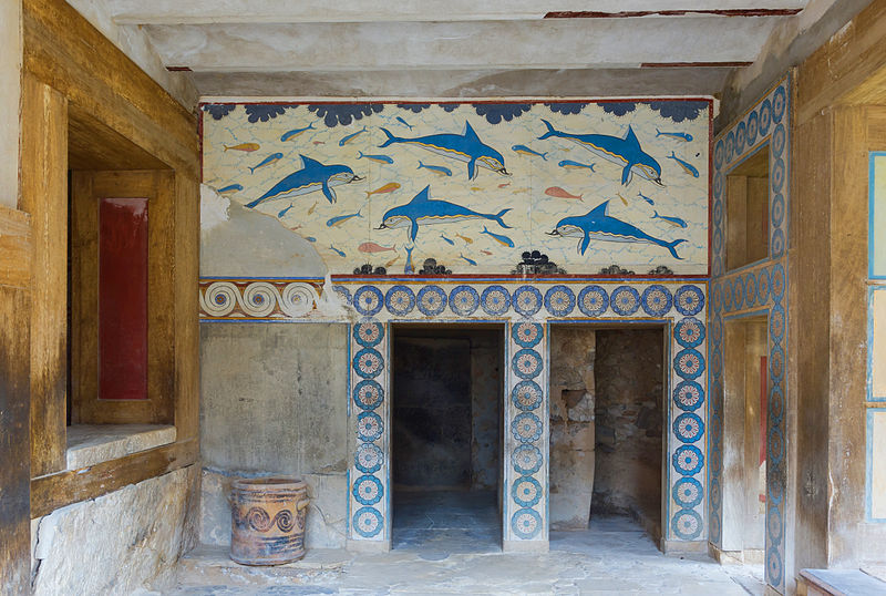 File:Queen's Megaron with dolphins Knossos Palace.jpg