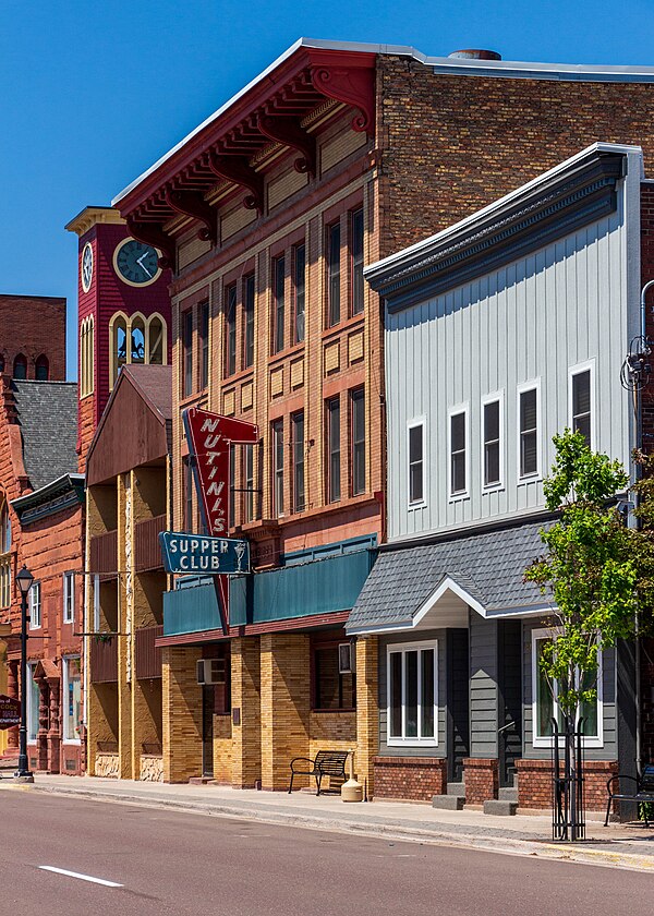 Quincy Street in Hancock, Michigan