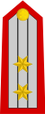 Rank insignia of Oberstleutnant (OF-4) Pontifical Swiss Guard.svg