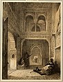 Imagen de la torre de las Infantas del libro de 1850, Recuerdos y bellezas de España.