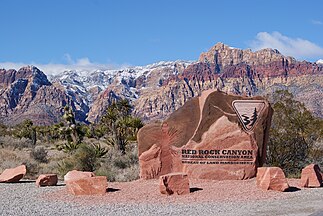 Landscape with sign