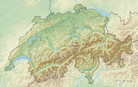 Location map Šveicarija1