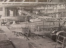 Rodra under construction, January 1927 Rohrbach Rodra.jpg