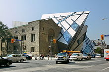 The Royal Ontario Museum is a museum of art, world culture and natural history, located in the upscale Yorkville district. Royal Ontario Museum2.jpg