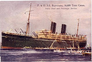 SS <i>Rajputana</i> British ship