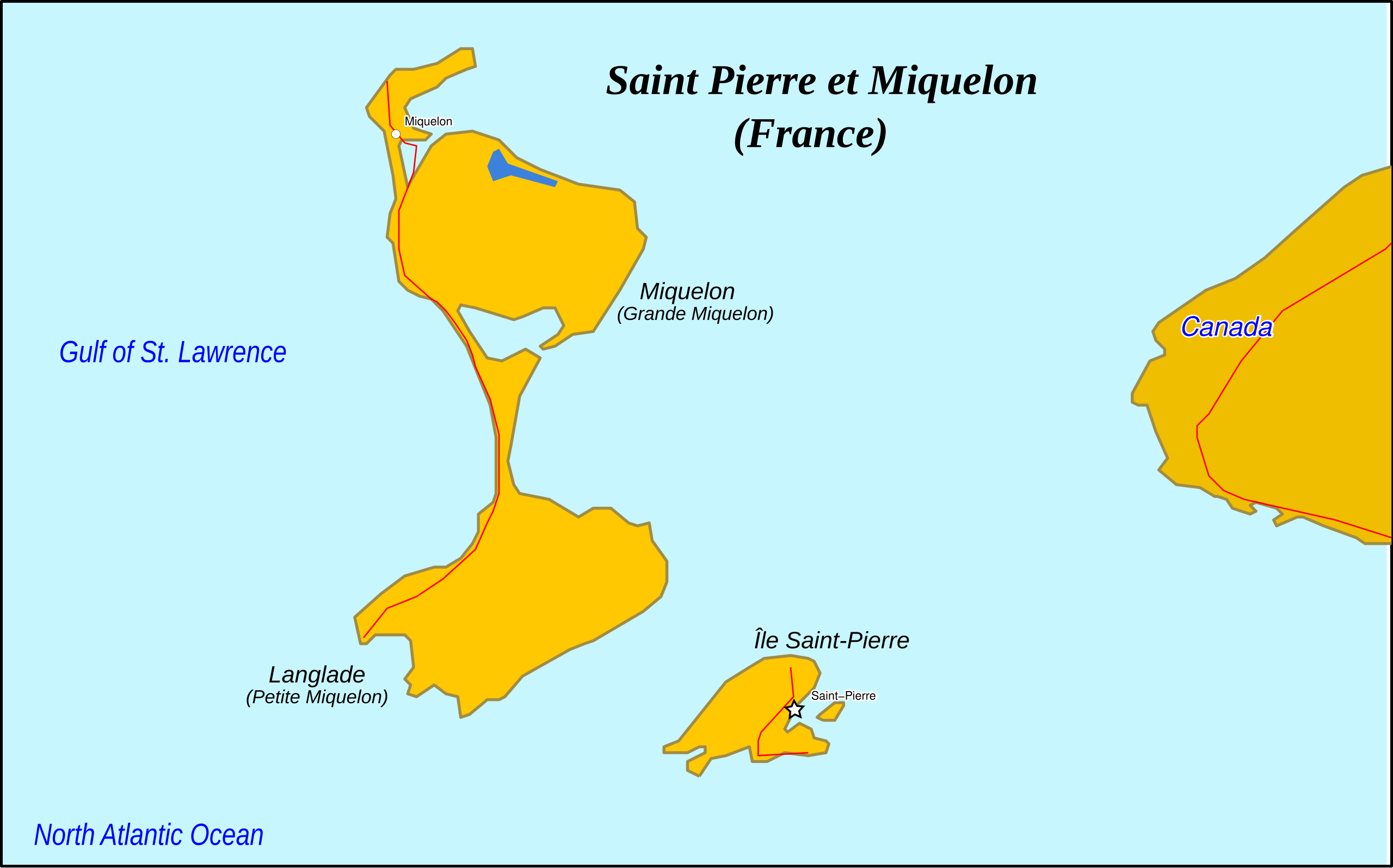 St Pierre France Map File:saint Pierre Et Miquelon Map.svg - Wikimedia Commons