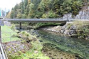 Deutsch: Brücke der Hochschwab Straße über die Salza bei Wildalpen