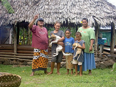 A Samoan family