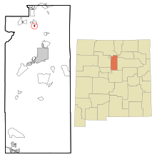 Fitxer:Santa_Fe_County_New_Mexico_Incorporated_and_Unincorporated_areas_Cuyamungue_Highlighted.svg