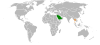 Location map for Saudi Arabia and Thailand.