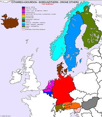 Drone zithers in Europe, type "Scheitholt" Scheitholt.jpg