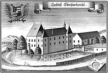 Schloss Eberhardsreuth, Kupferstich von Michael Wening