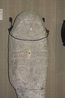 Granite kurgan stela, Romania ScytianGraniteArtefact.JPG