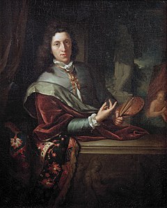 Self-portrait, by of Pieter van der Werff (1665-1722)