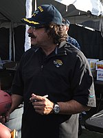 Businessman Shahid Khan purchased the Jaguars in 2012. Shahid Khan 2012.jpg