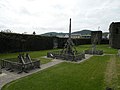 Siege engine display, Caerphilly Castle - geograph.org.uk - 1377693.jpg