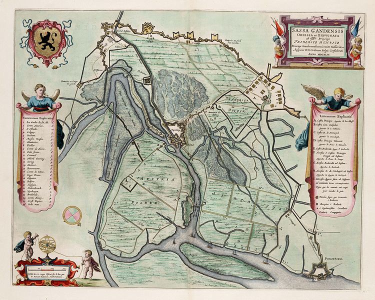 File:Siege of Sas van Gent by Frederick Henry in 1644 - Sassa Gandensis Obsessa et Expugnata (N.Renaut, 1649).jpg