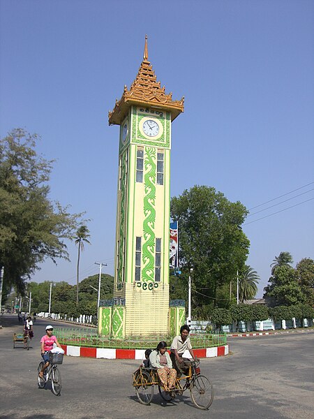 File:Sittwe, new clock tower.JPG