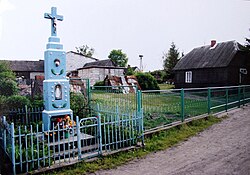 Eine Kapelle im Dorf Skoki im Landkreis Puławy