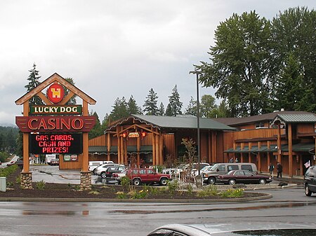 A tribal casino Skokomish Casino Lucky Dog.JPG