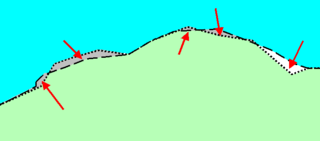 <span class="mw-page-title-main">Sliver polygon</span> Type of error in vector GIS