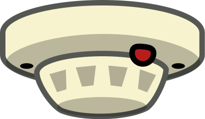 File:Smoke detector by mimooh.svg
