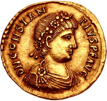 Solidus of Constantius III