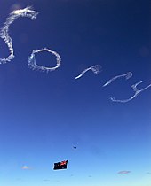 Skywriting on Australia Day in 2008