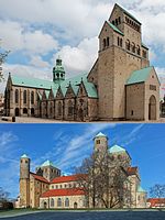 St Mary's Cathedral og St Michael's Church at Hildesheim.jpg