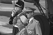 Lumumba's speech was interpreted as a personal attack on King Baudouin, pictured in 1959, which nearly caused a diplomatic incident. Staatsbezoek koning Boudewijn , aankomst op Schiphol, Bestanddeelnr 910-5002.jpg